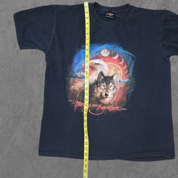 Vintage 90s Harley Davidson Shirt. Measurements pictured, tagged XL. - Picture 5 of 7